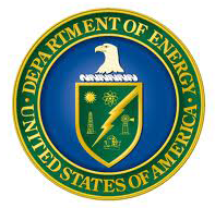 Green, yellow and blue DOE logo